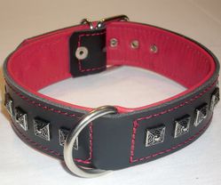 Pyramidenhundehalsband schwarz 4cm  Preis 39,90€